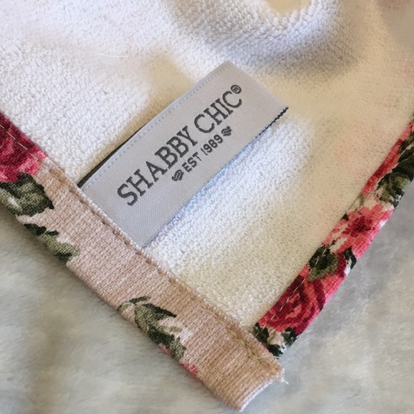 Shabby Chic Rose Garden Eyelette Lace Trimmed Farmhouse Kitchen Towels CottonNWT - Picture 10 of 16